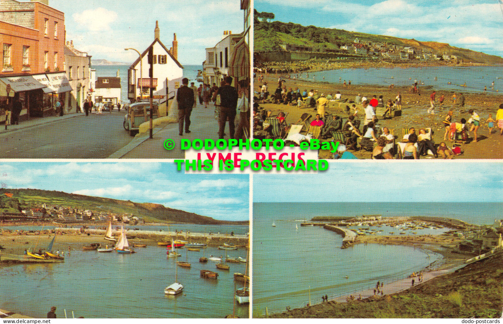 R524005 Lyme Regis. PLC2212. 1968. Multi View - World