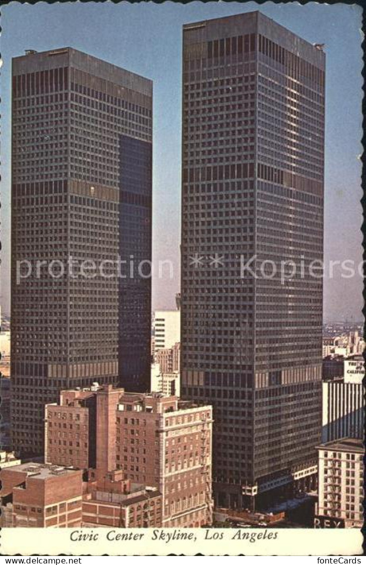 72235823 Los_Angeles_California Civic Center Skyline - Andere & Zonder Classificatie