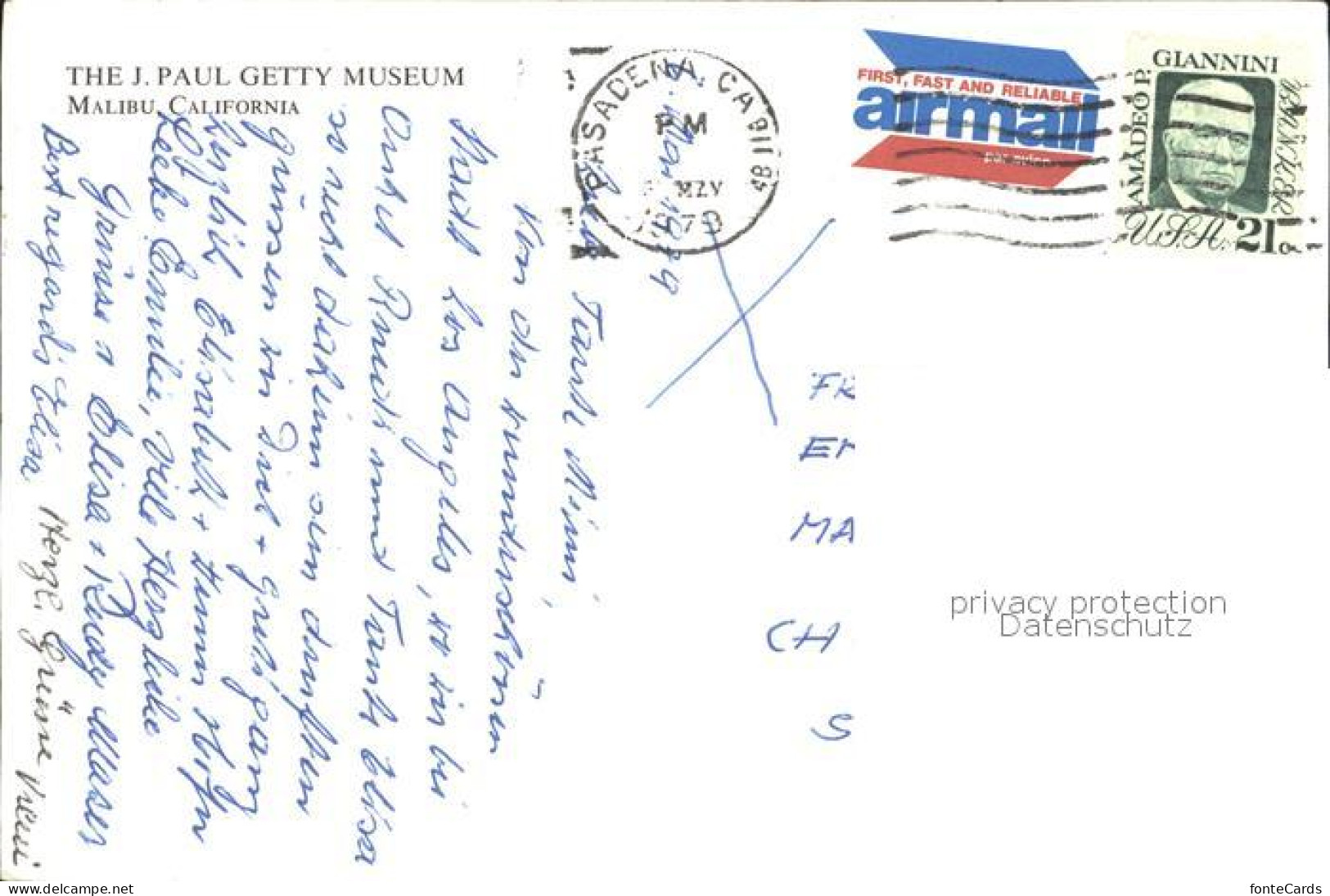 72233183 Malibu J. Paul Getty Museum - Autres & Non Classés