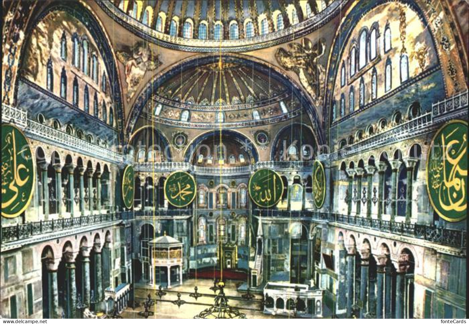 72232963 Istanbul Constantinopel Das Innere Des Hagia Sophia Museums  - Turkey