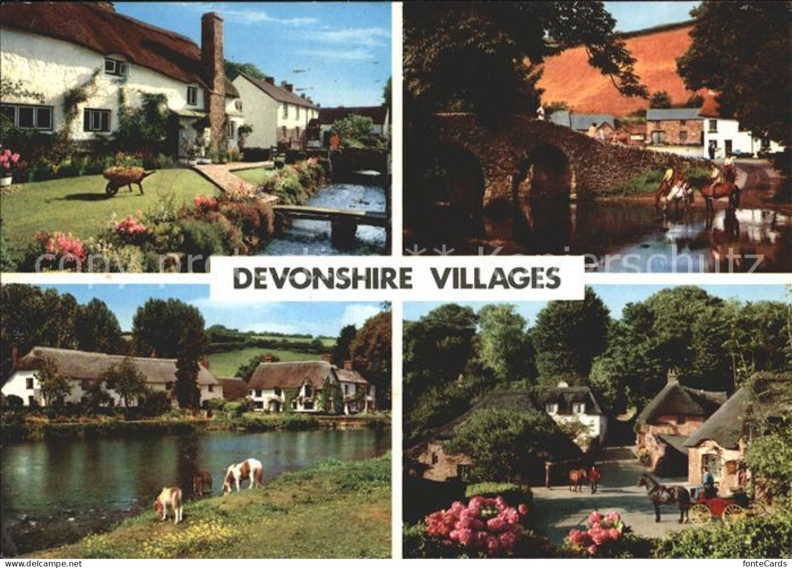 72232379 Devon Exeter Devonshire Villages  Devon Exeter - Andere & Zonder Classificatie