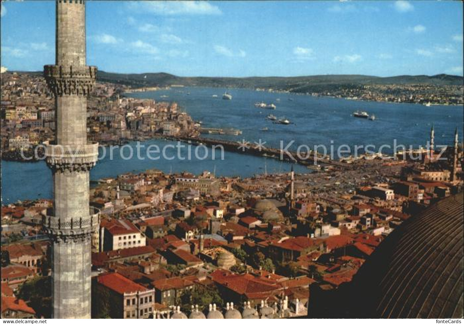 72232206 Istanbul Constantinopel Goldener Horn Galata Bruecke Bosphorus   - Turkije