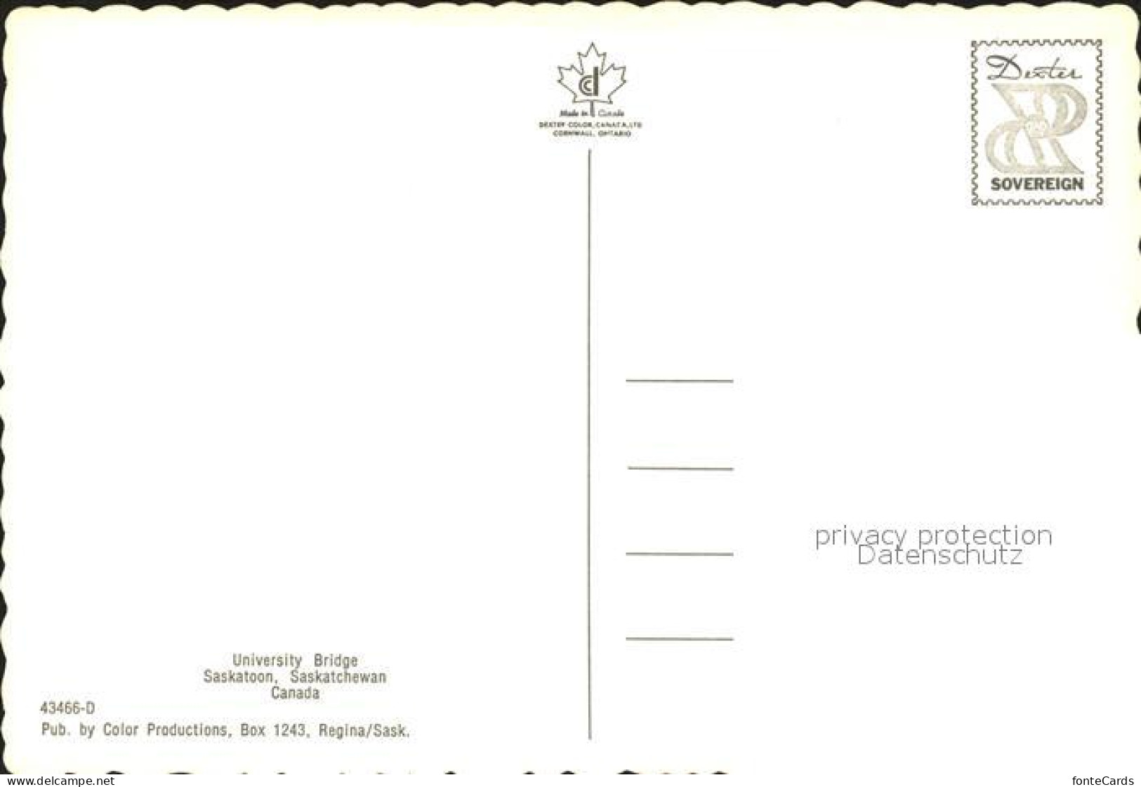 72231767 Saskatoon University Bridge Saskatoon - Unclassified