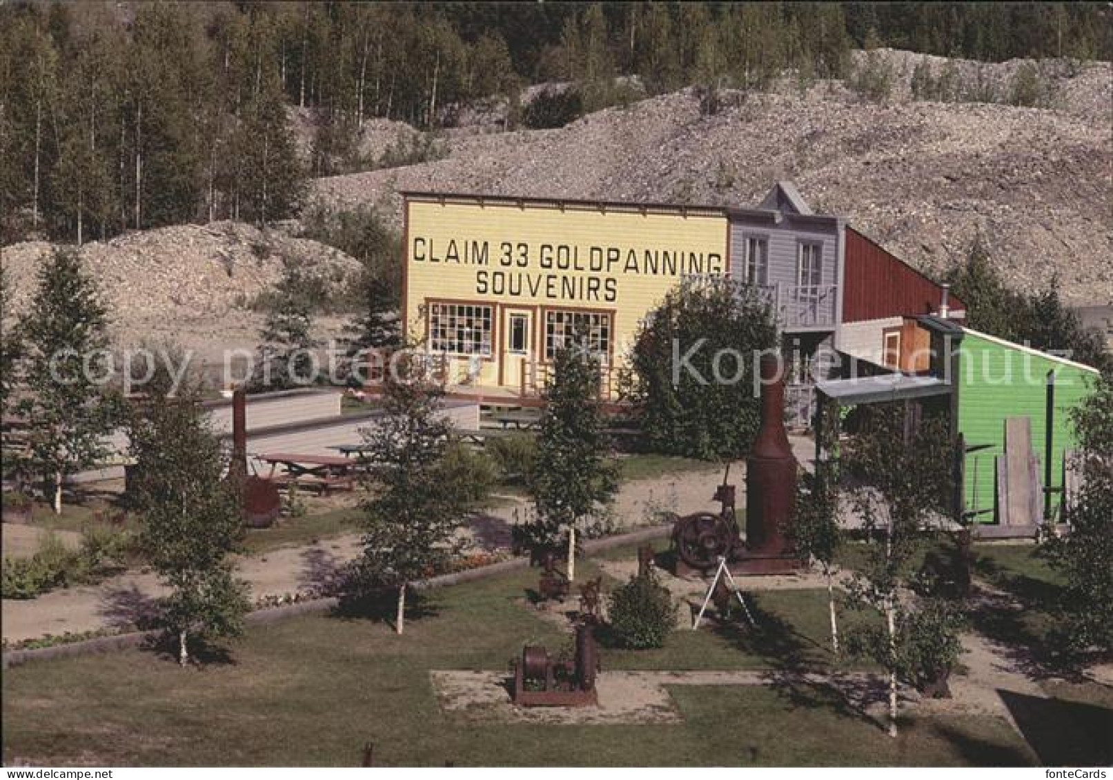 72231741 Dawson City Claim 33 Goldpannign Souvenirs Dawson City - Non Classés