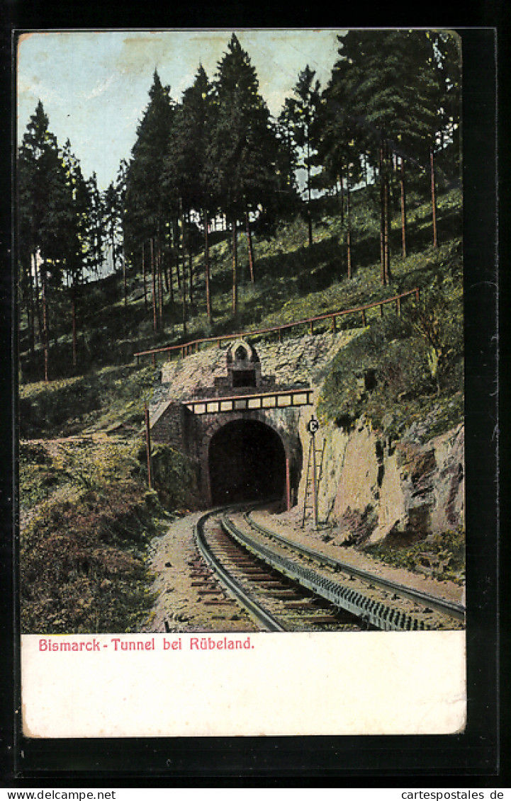 AK Rübeland /Harz, Harz-Zahnrad-Bahn, Bismarck-Tunnel  - Otros & Sin Clasificación