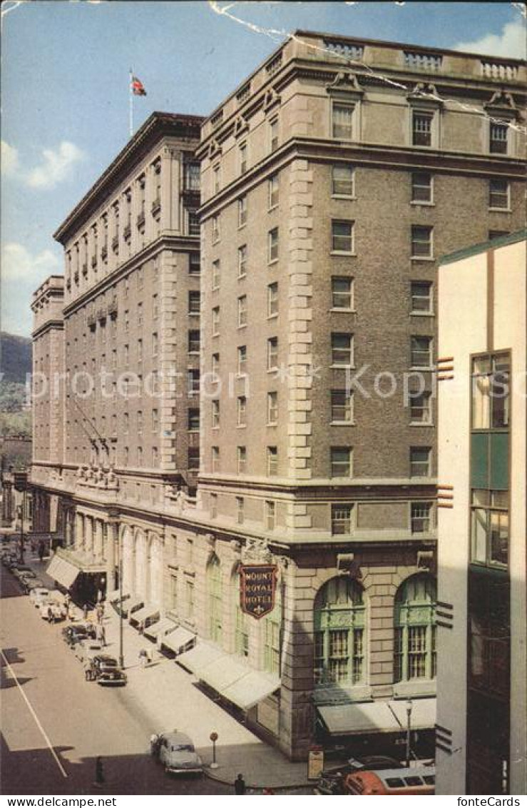 72230887 Montreal Quebec Sheraton Mount Royal Hotel  Montreal - Zonder Classificatie