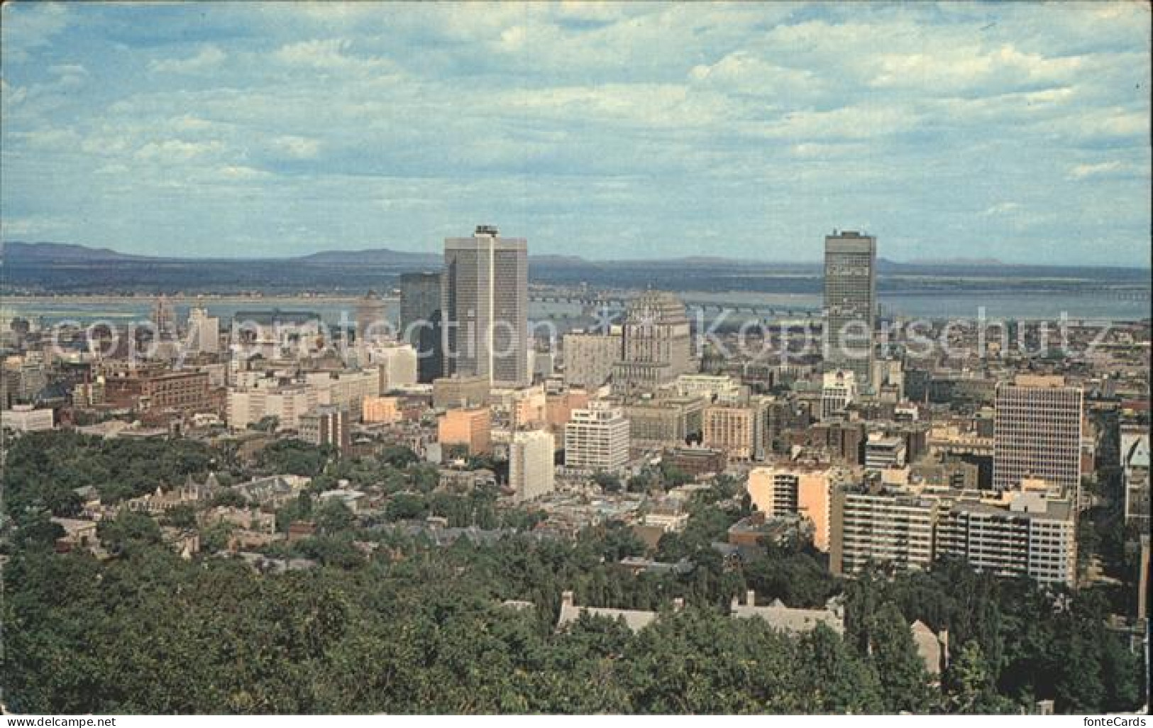 72230886 Montreal Quebec Business Section Sky Line Montreal Mount Royal  Montrea - Unclassified