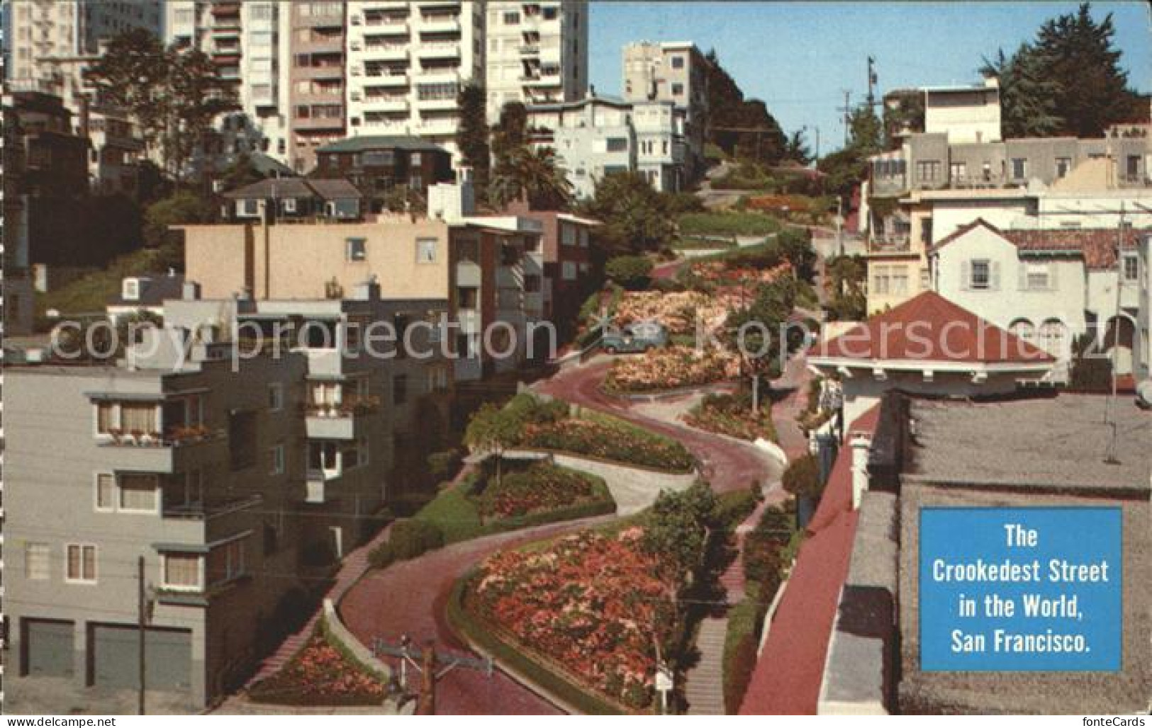 72230882 San_Francisco_California Lombard Street  - Sonstige & Ohne Zuordnung