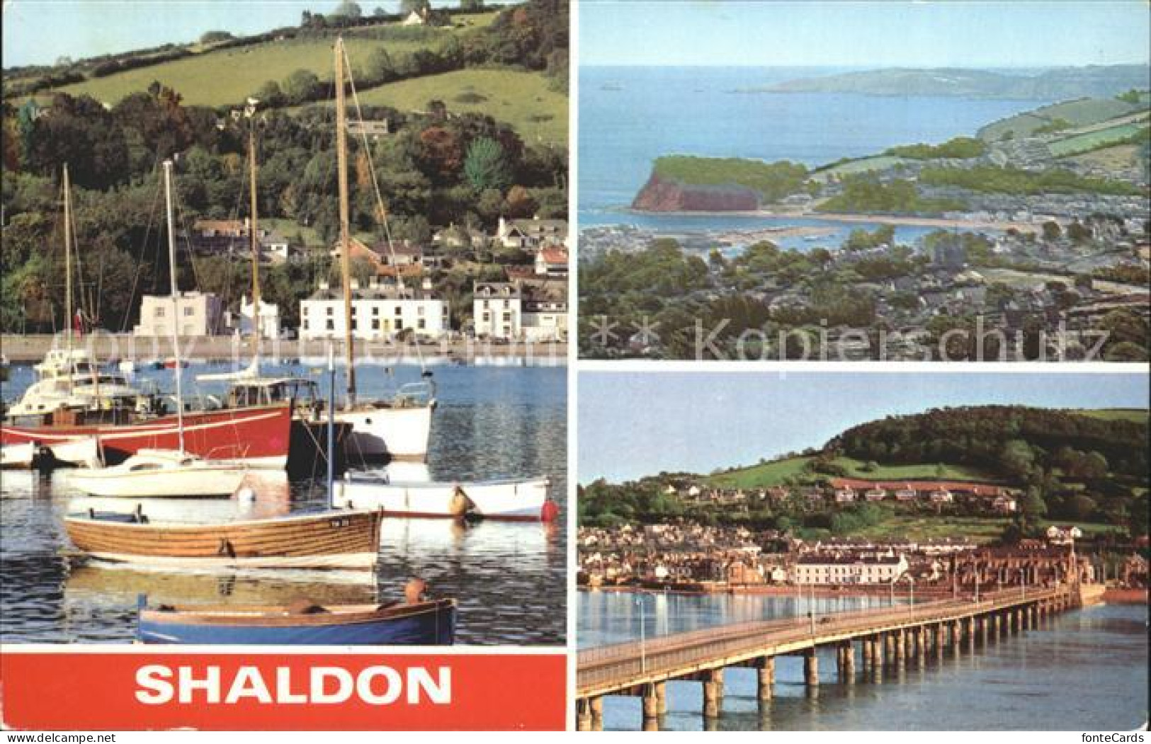 72230865 Shaldon Stokeinteignhead Hafen Boote Bruecke  Shaldon Stokeinteignhead - Sonstige & Ohne Zuordnung