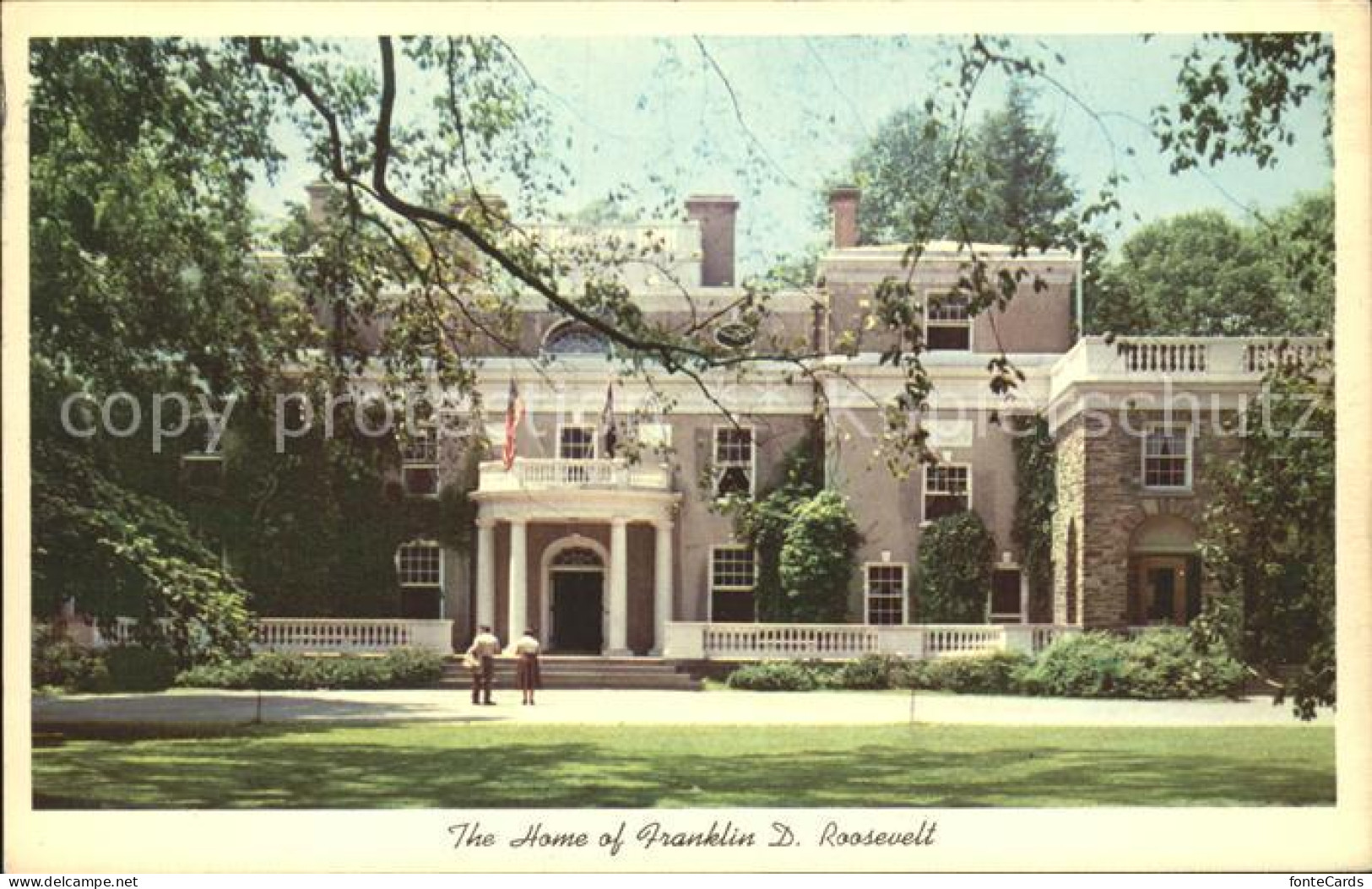 72230263 Hyde_Park_New_York The Home Of Franklin D Roosevelt - Autres & Non Classés