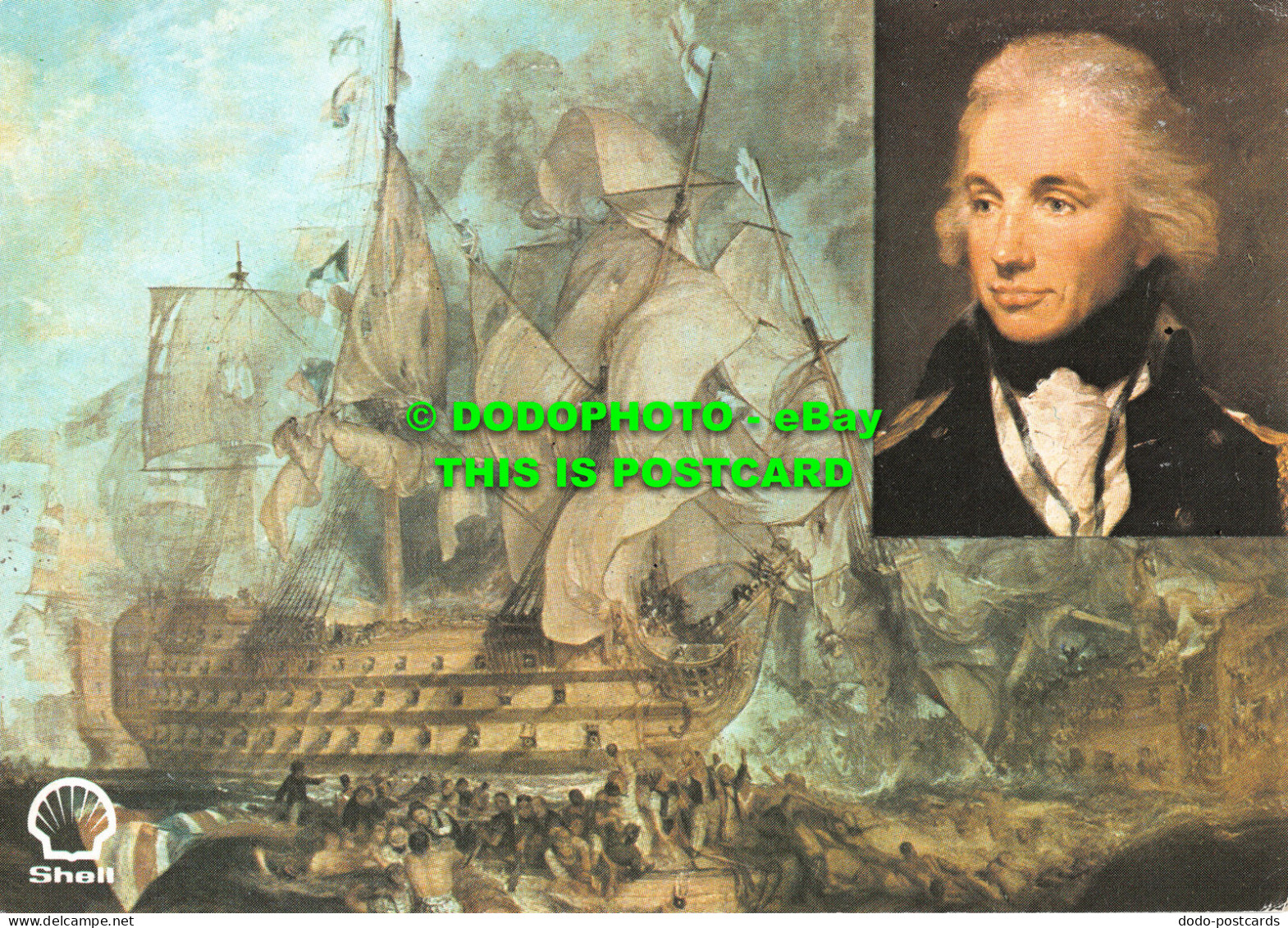 R524187 Great Britons. H. Nelson. 1758 1805. Battle Of Trafalgar 1805. Turner. A - Welt