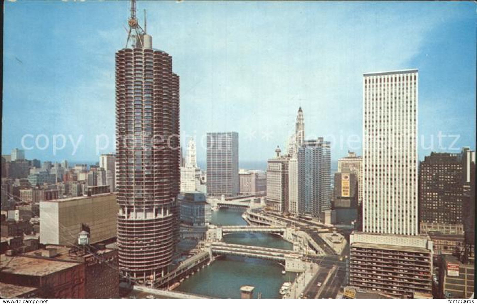 72230178 Chicago_Illinois The Chicago Canal - Sonstige & Ohne Zuordnung