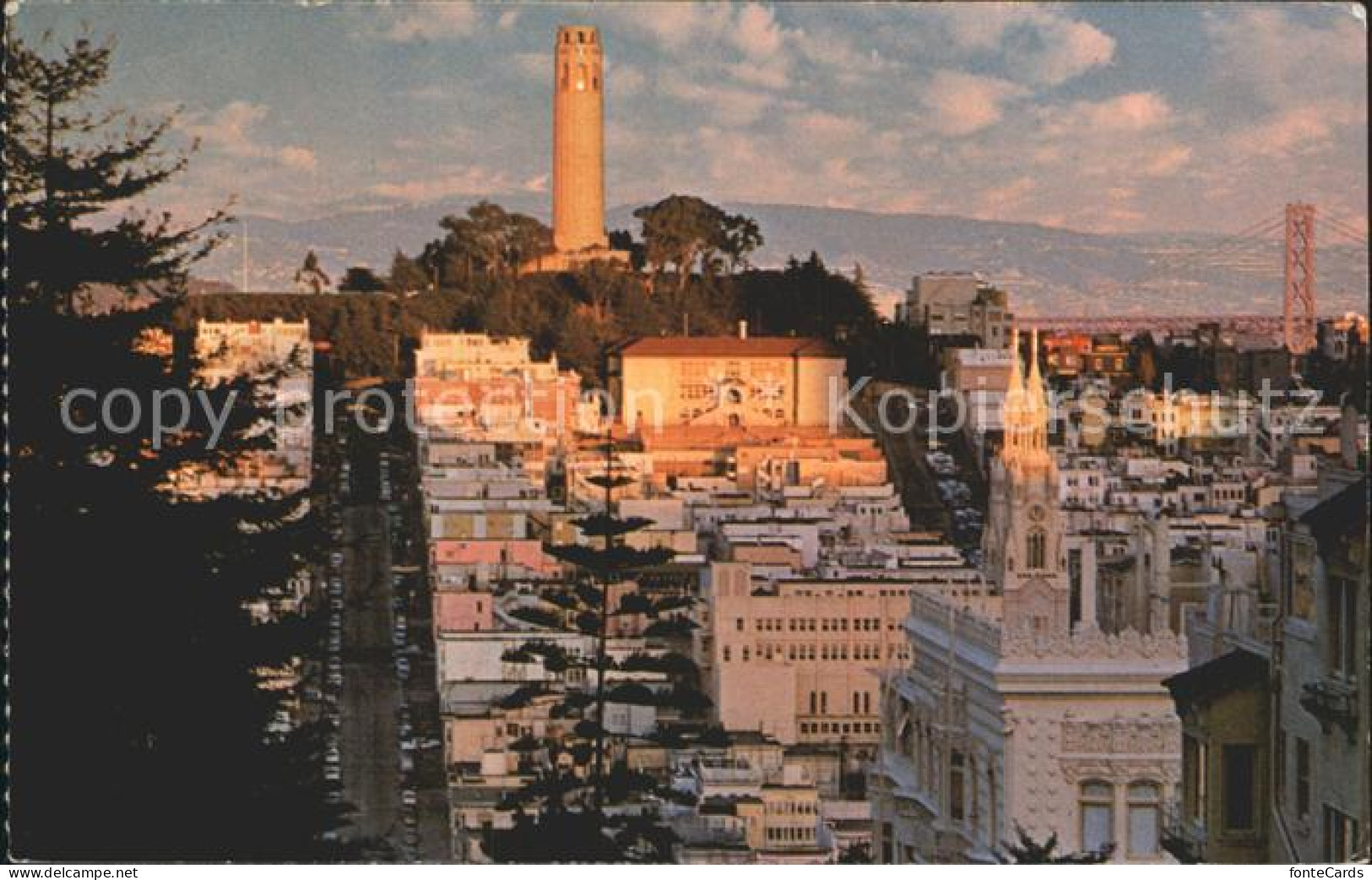 72230144 San_Francisco_California Historic Telegraph Hill Coit Tower - Sonstige & Ohne Zuordnung