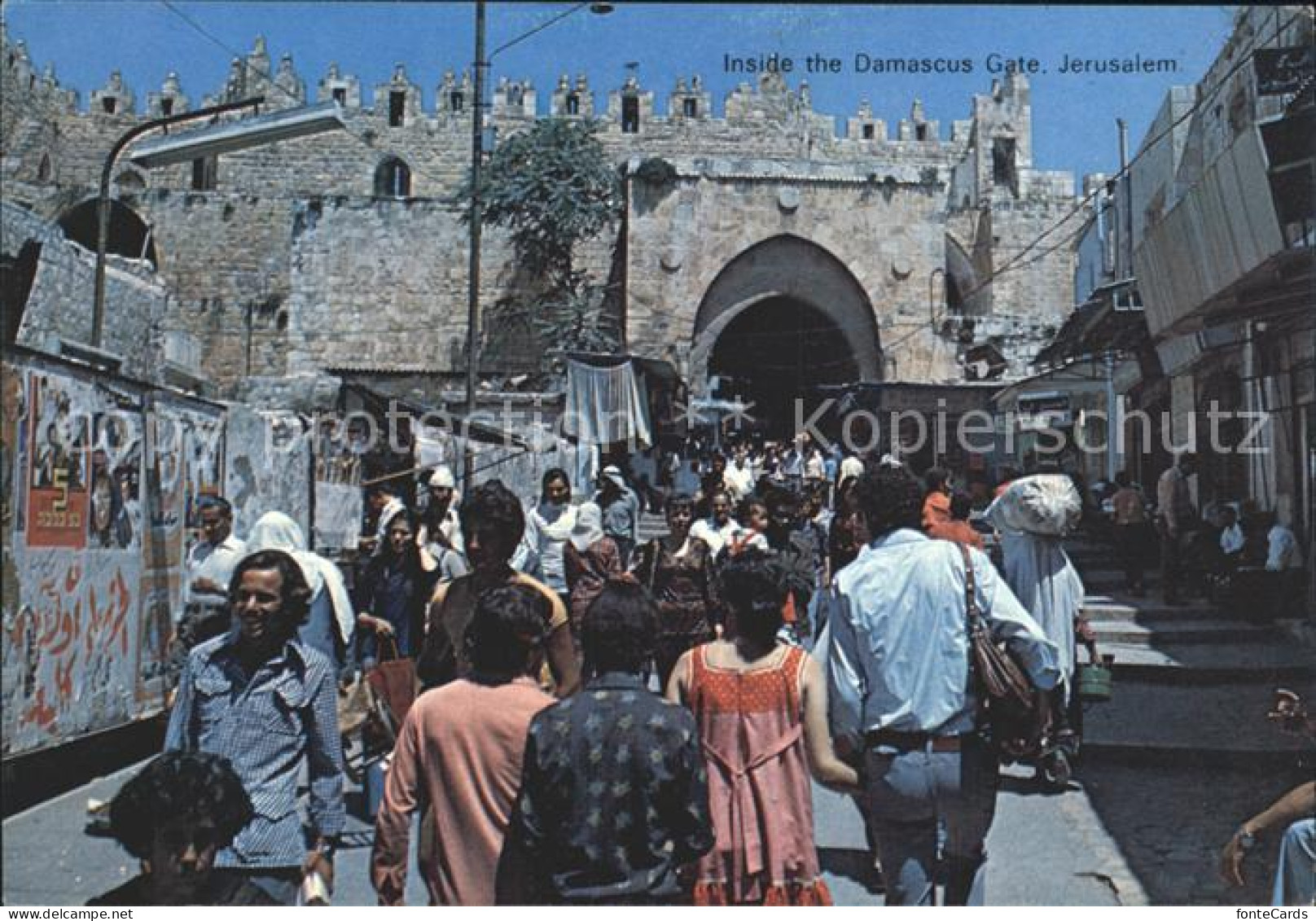 72229977 Jerusalem Yerushalayim Inside The Damascus Gate  - Israël