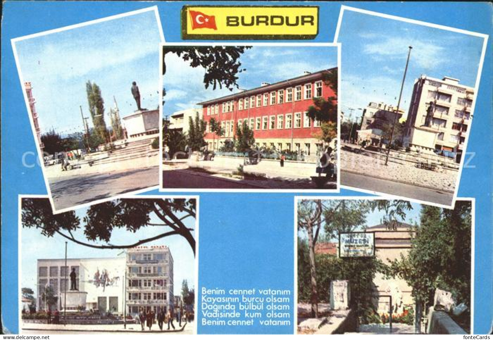 72229621 Burdur Benim Cennet Vatanim Kayasinin Burcu Olsam Daginda Buelbuel Olsa - Turquie