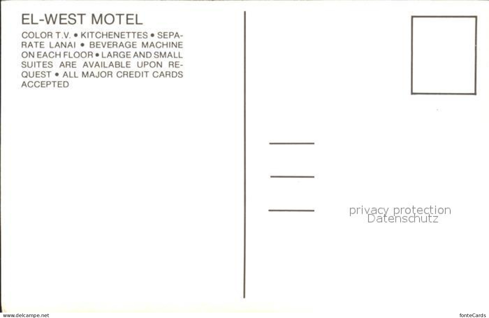 72227766 Seattle El-West-Motel - Other & Unclassified