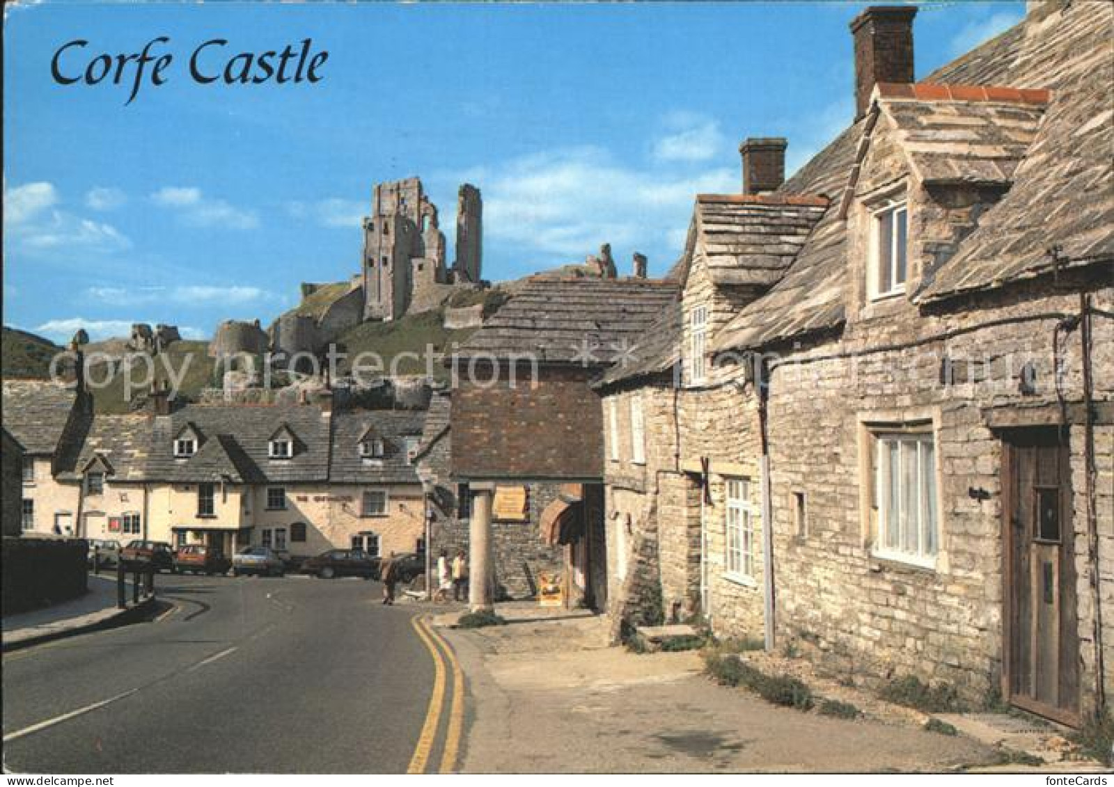 72224074 Corfe Dorset Corfe Castle And Village Corfe Dorset - Andere & Zonder Classificatie