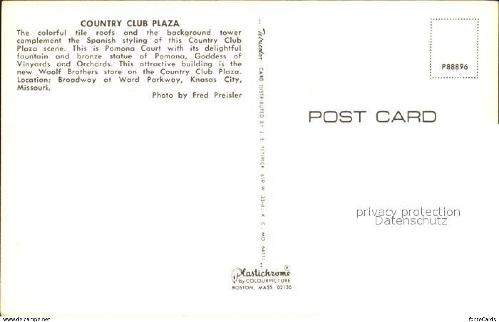 72222189 Missouri_US-State Knasas City Country Club Plaza - Other & Unclassified