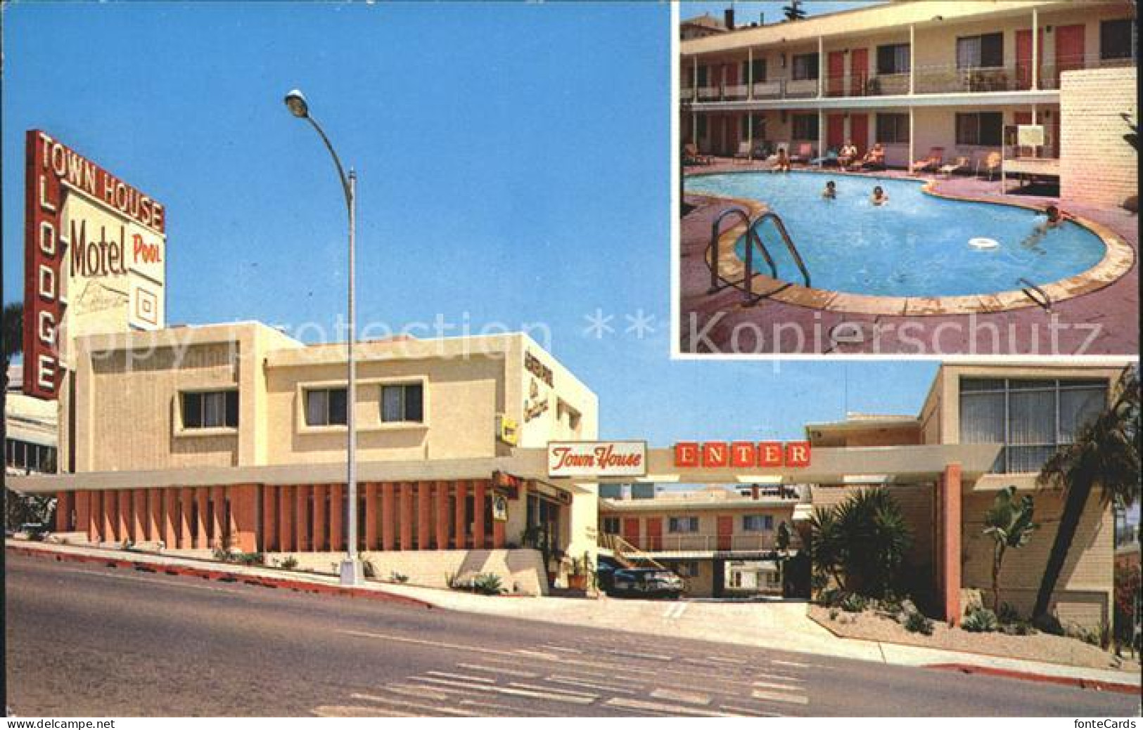 72219216 San_Diego_California Town House Lodge Swimmingpool - Andere & Zonder Classificatie