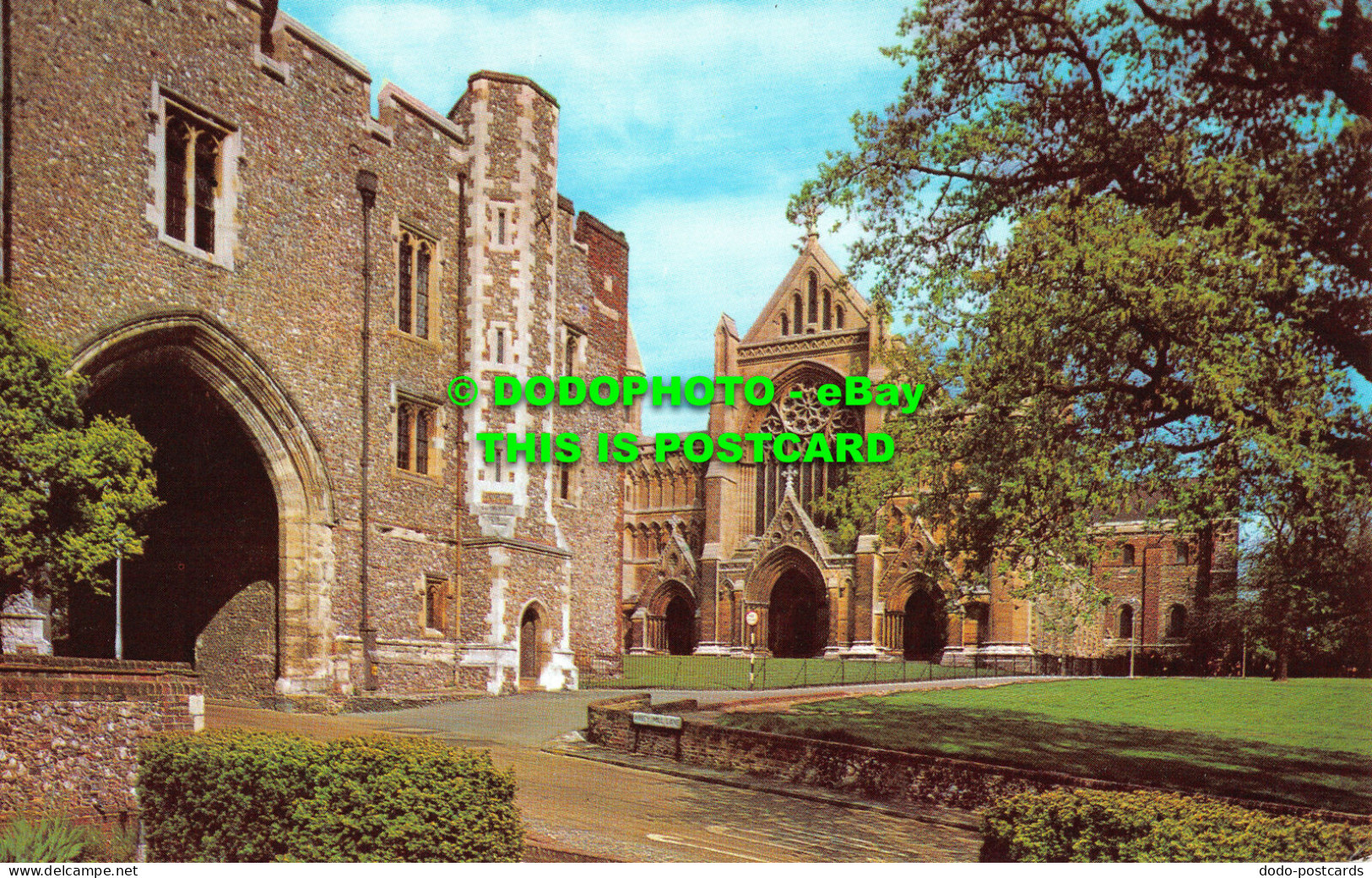 R524253 The Abbey Gateway And West Front. St. Albans. PT9228 - World