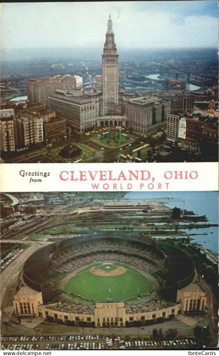 72216873 Cleveland Ohio World Port Aerial View Cleveland - Sonstige & Ohne Zuordnung