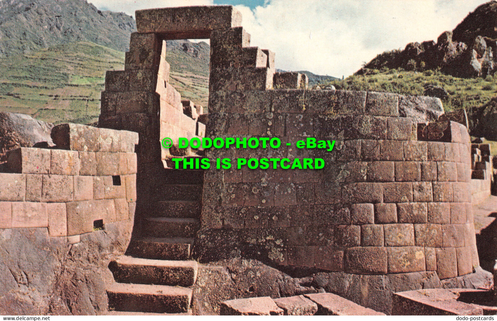 R524445 Observatory Tower In Pisac Ruins. Cuzco. Peru. Julio Corbacho. Plastichr - World