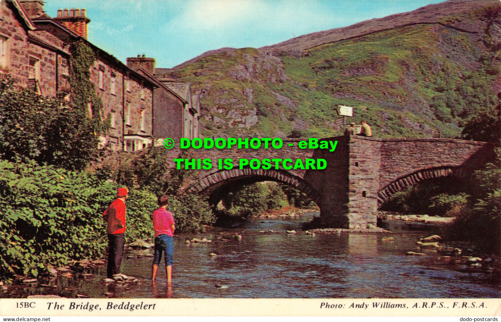 R524456 15BC. The Bridge. Beddgelert. Andy Williams. Harvey Barton - World