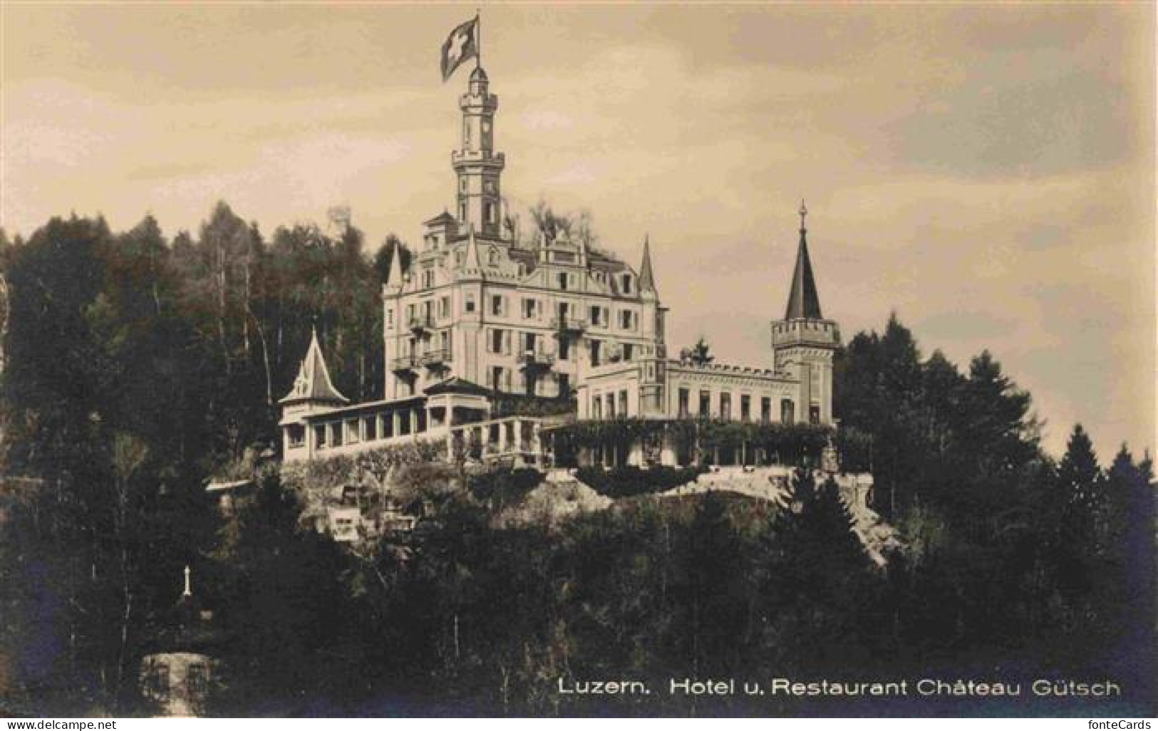 13973316 LUZERN__LU Hotel Restaurant Château Guetsch - Autres & Non Classés