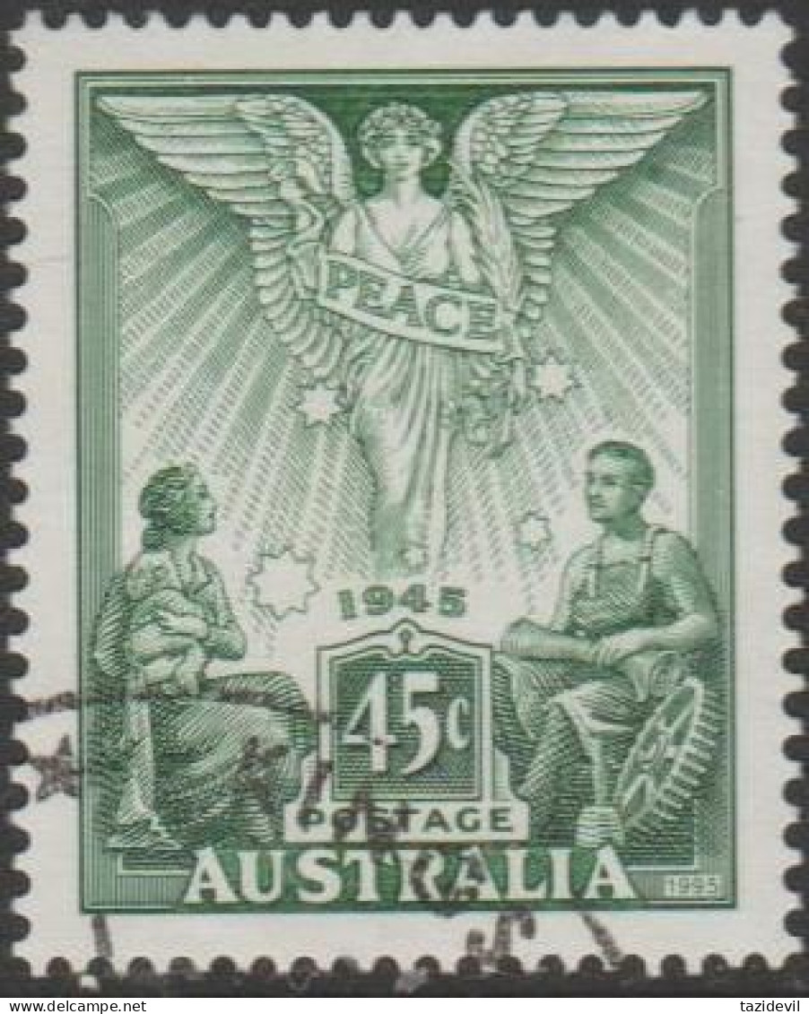 AUSTRALIA - USED 1995 45c Peace And Victory - Angel Of Peace - Used Stamps