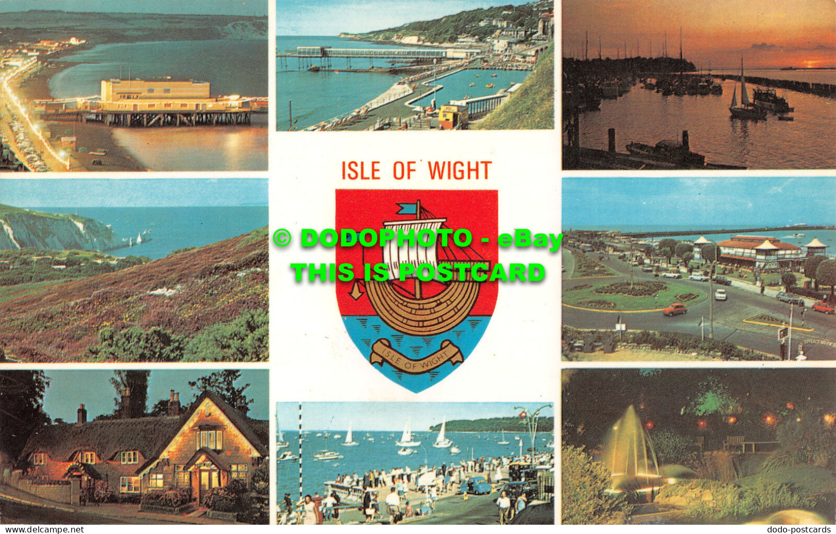 R524465 Isle Of Wight. Nigh. Jarrold. Multi View - Welt