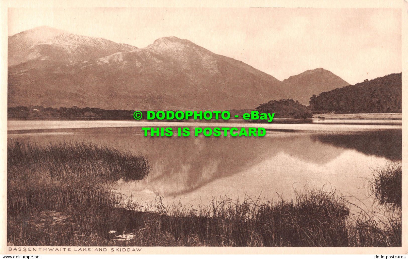 R524467 Bassenthwaite Lake And Skiddaw. Abraham - Welt