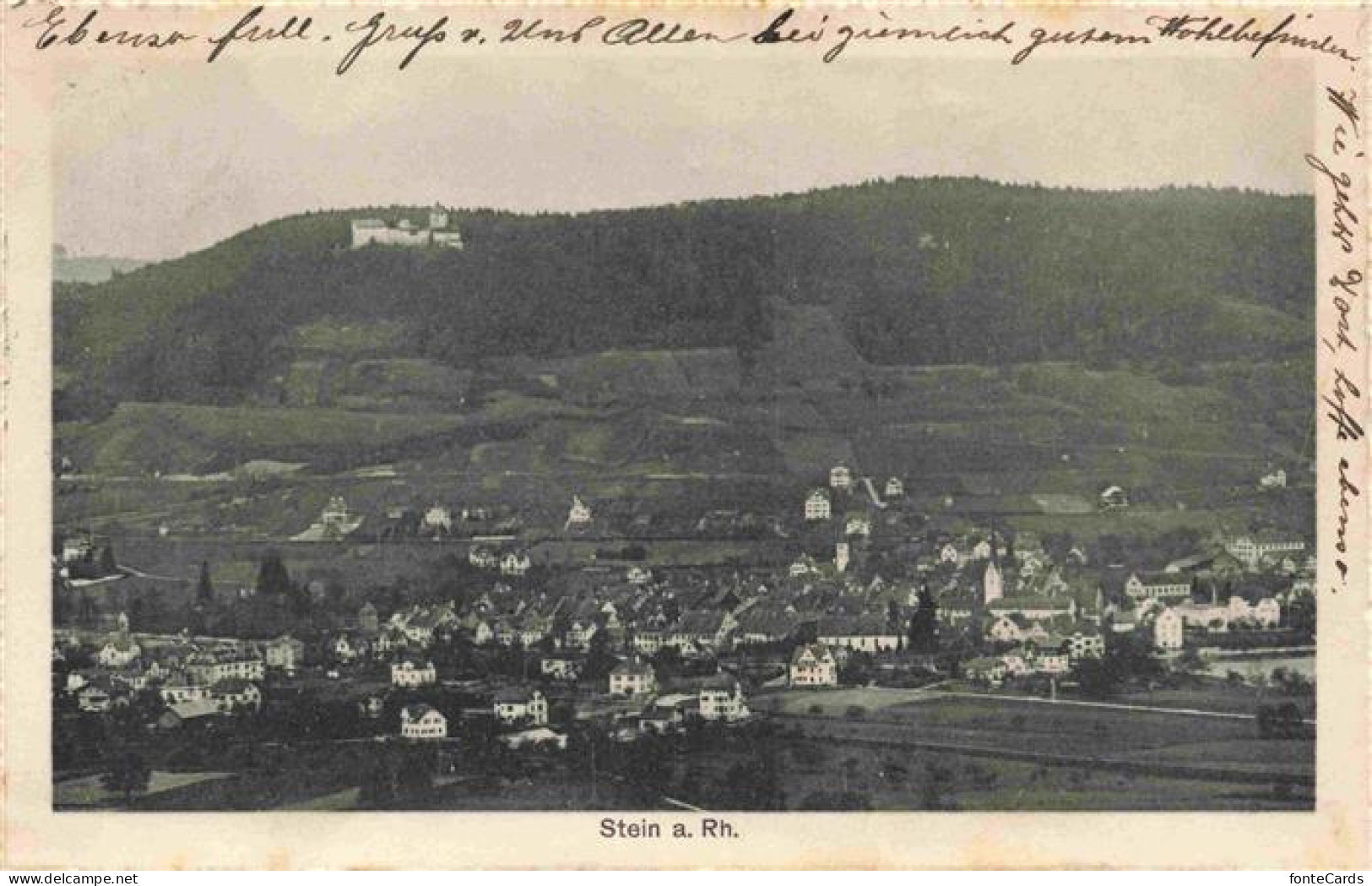 13973034 Stein_Rhein_Stein_am_Rhein_SH Panorama - Otros & Sin Clasificación