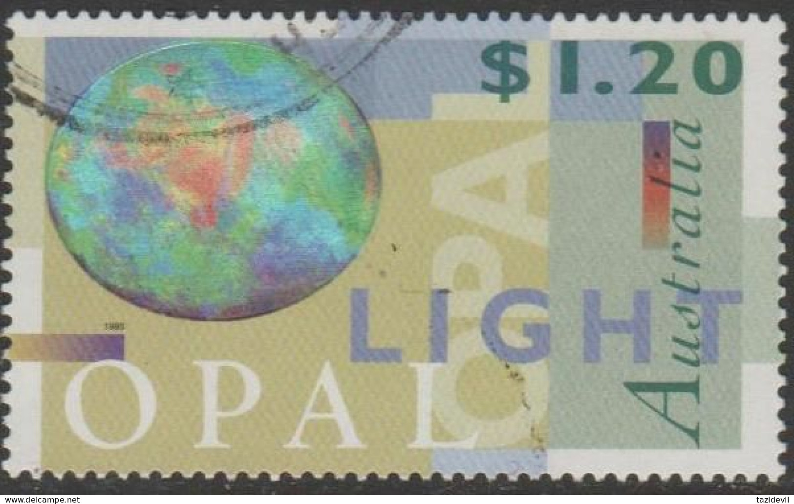 AUSTRALIA - USED 1995 $1.20 Opals - Light Opal - Usati