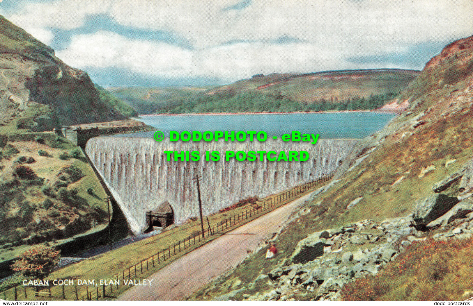 R524285 Caban Coch Dam. Elan Valley. Salmon. 1885c - Welt