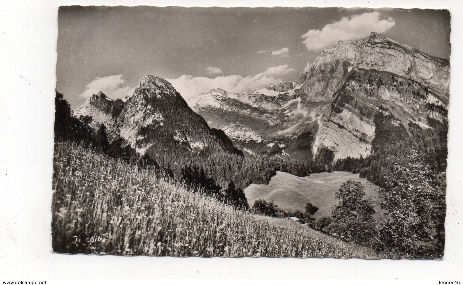 74 - SAMOENS - Vue Générale Sur Le Criou, Le Mont Tuet Et Les Dents Blanches (K155) - Samoëns