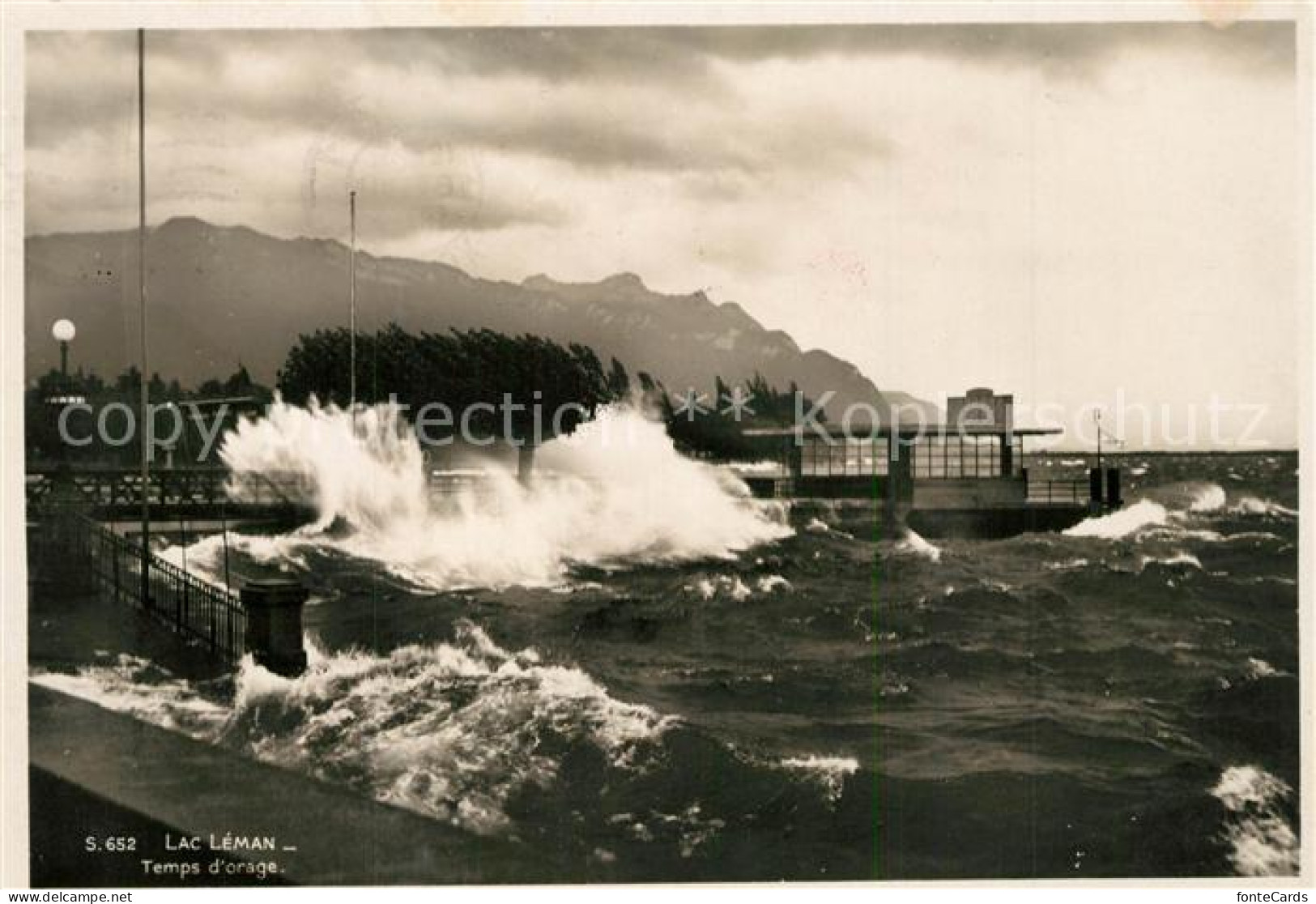 13300354 Lac Leman Genfersee Temps D`orage Lac Leman Genfersee - Sonstige & Ohne Zuordnung