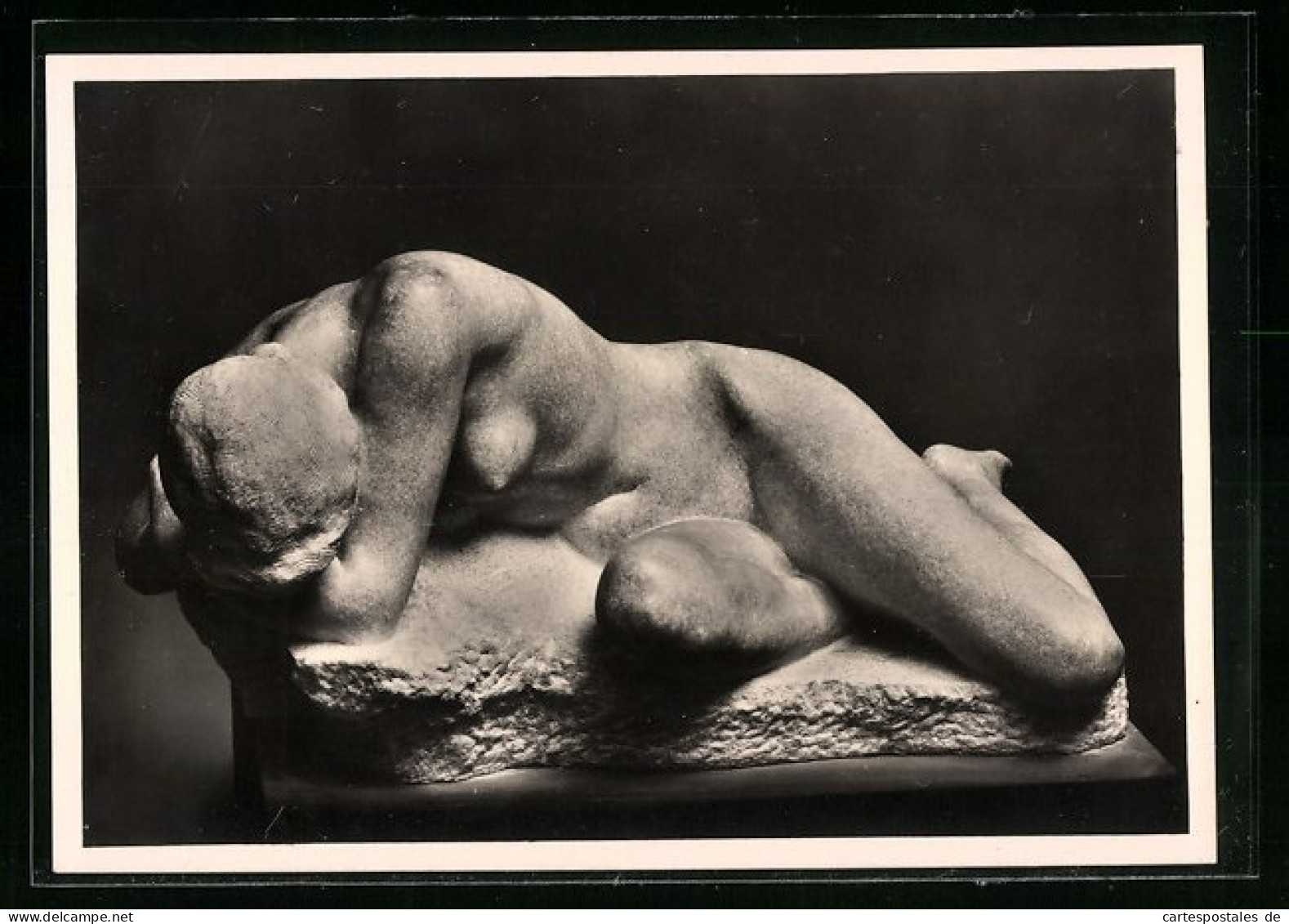 AK Prof. Fritz Klimsch, Psyche, Marmor  - Sculptures