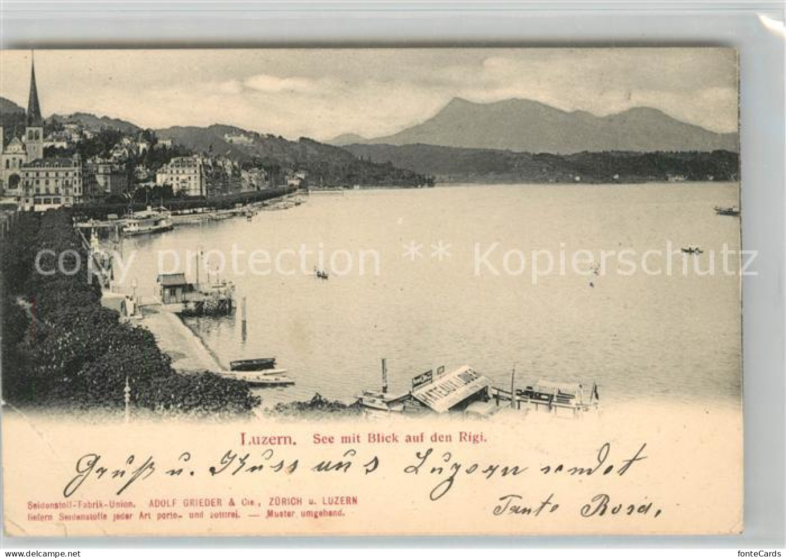 13299763 Luzern LU See Mit Blick Auf Den Rigi Luzern LU - Autres & Non Classés