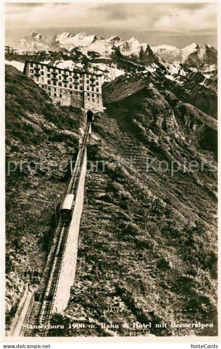 13299728 Stanserhorn Bahn Und Hotel Mit Berneralpen Stanserhorn - Altri & Non Classificati