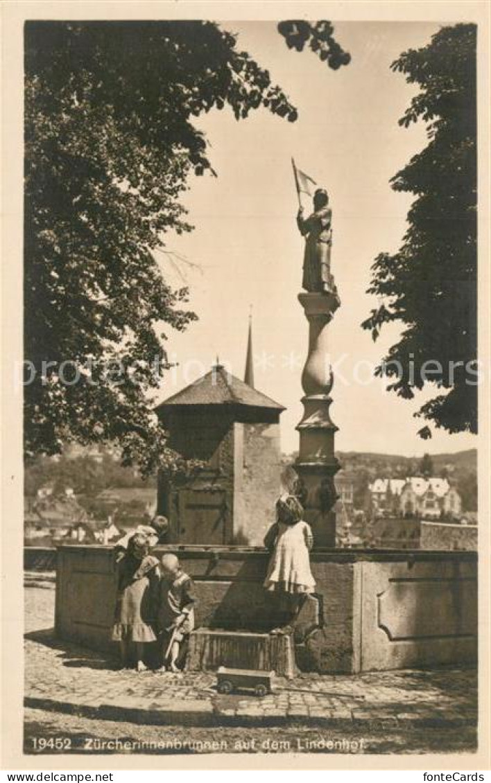 13299624 Zuerich ZH Zuericherinnenbrunnen Auf Dem Lindenhof Zuerich ZH - Otros & Sin Clasificación