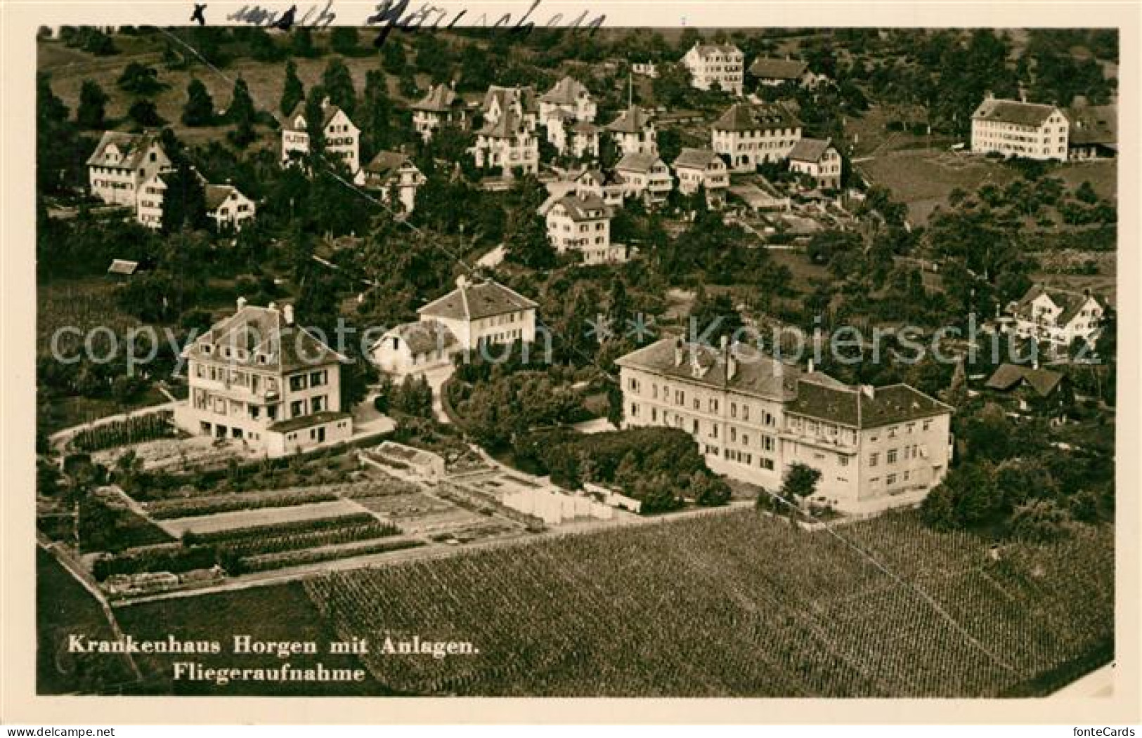 13299401 Horgen ZH Krankenhaus Horgen Fliegeraufnahme Horgen ZH - Otros & Sin Clasificación