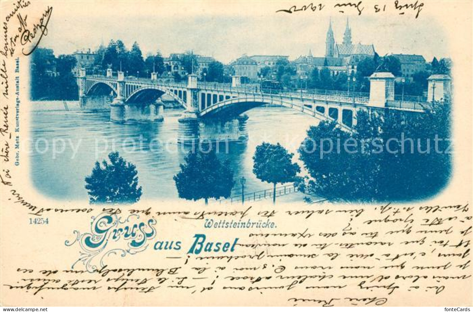 13298412 Basel BS Wettsteinbruecke Basel BS - Other & Unclassified