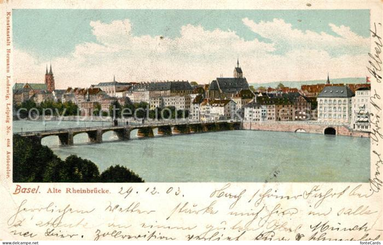 13298404 Basel BS Alte Rheinbruecke Basel BS - Other & Unclassified