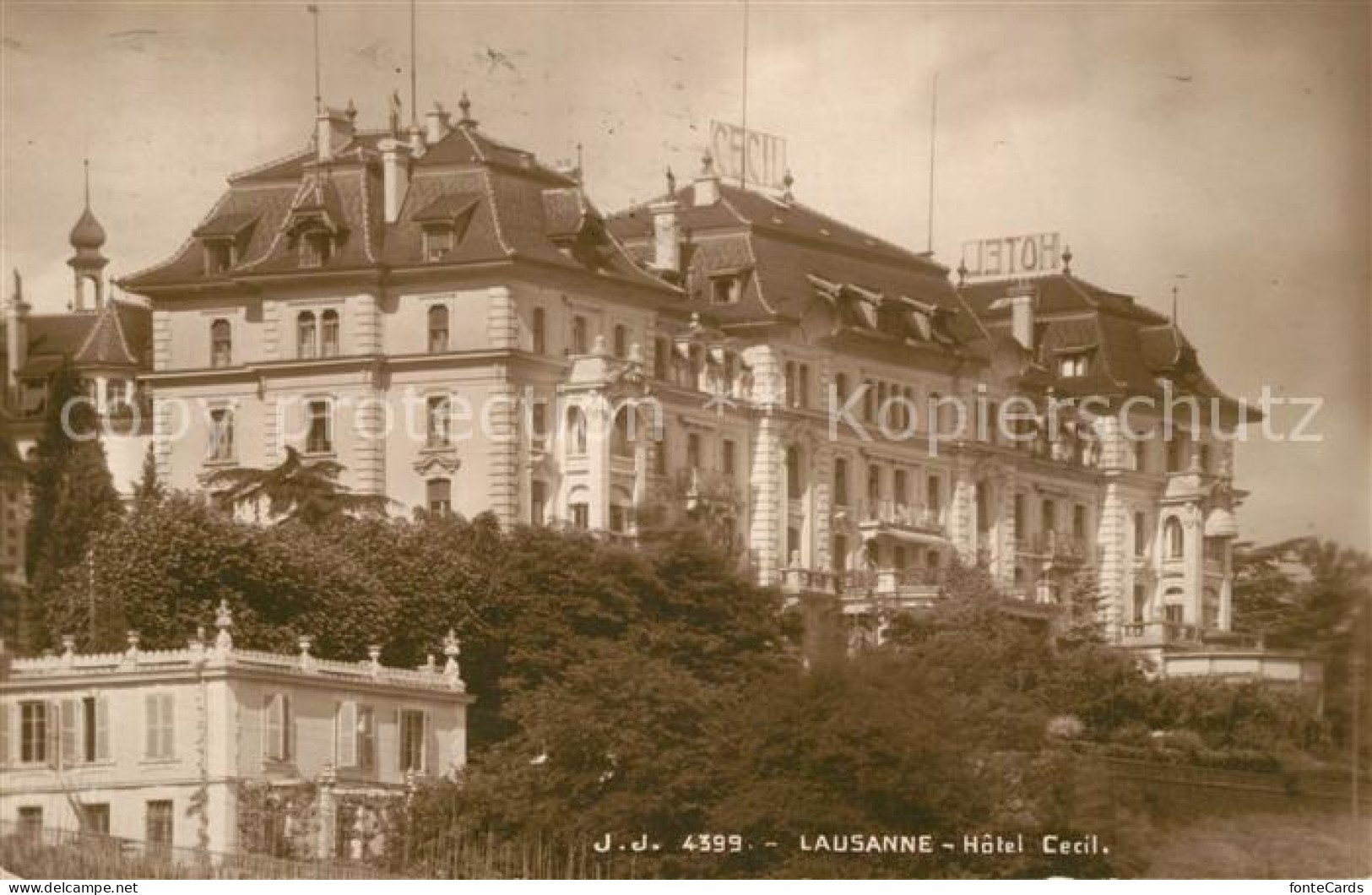 13298013 Lausanne VD Hotel Cecil Lausanne VD - Altri & Non Classificati