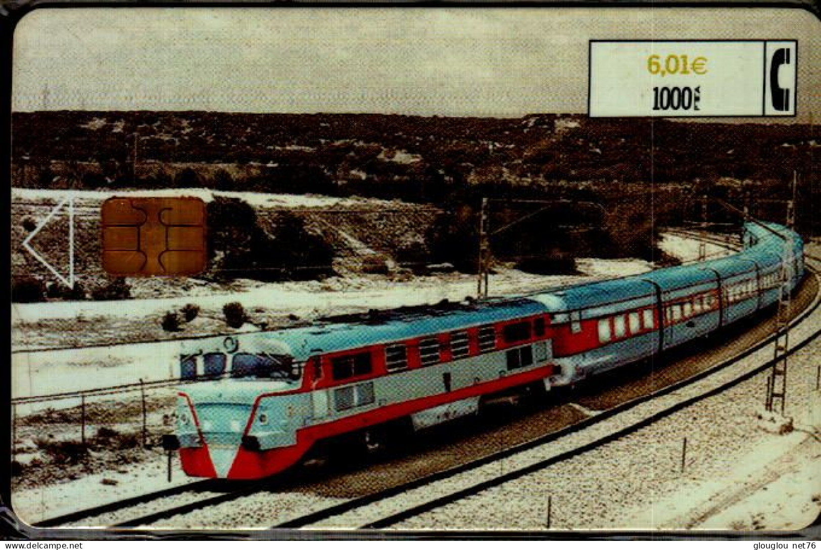 TELECARTE ETRANGERE.....TRAIN. - Eisenbahnen