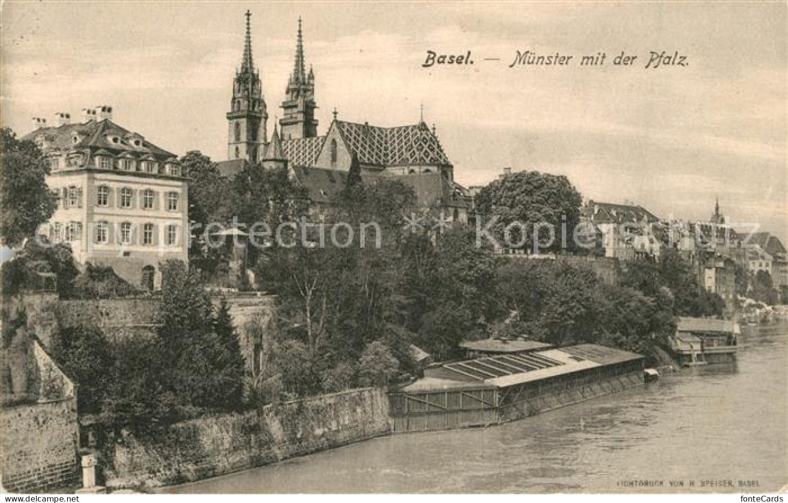 13297792 Basel BS Rhein Muenster Pfalz Basel BS - Altri & Non Classificati