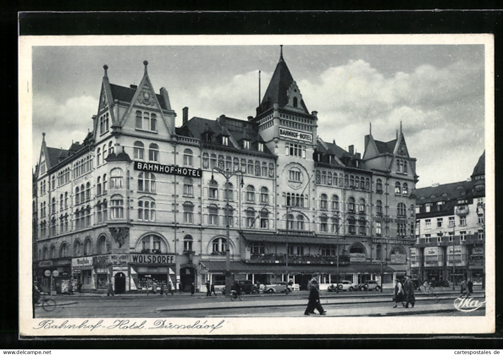 AK Düsseldorf, Bahnhof-Hotel  - Duesseldorf