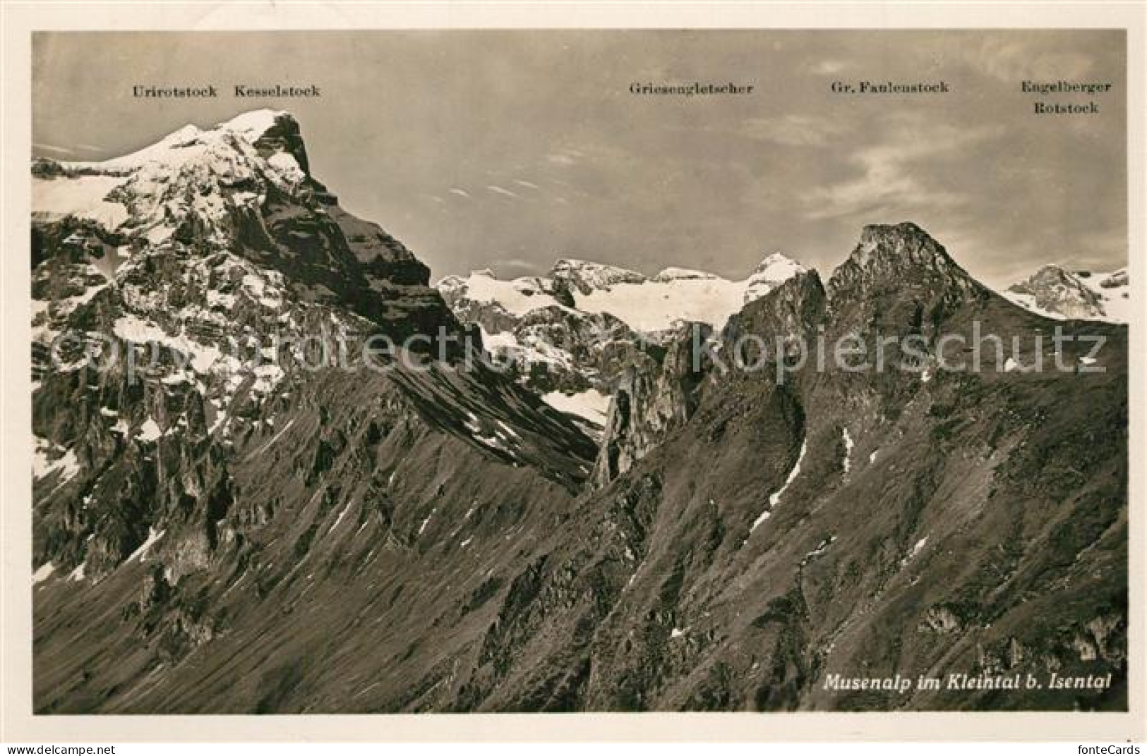 13297784 Musenalp Im Kleintal Beis Isental Fliegeraufnahme Musenalp - Autres & Non Classés