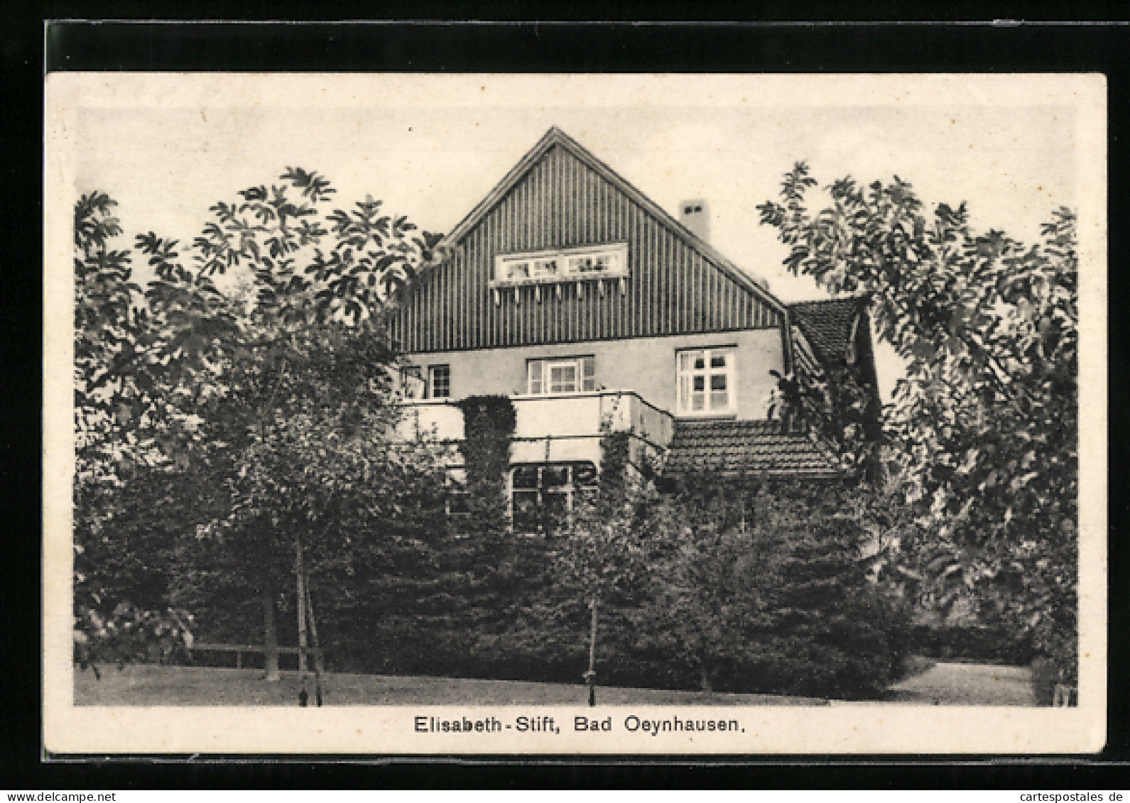 AK Bad Oeynhausen, Elisabeth-Stift Mit Garten  - Bad Oeynhausen