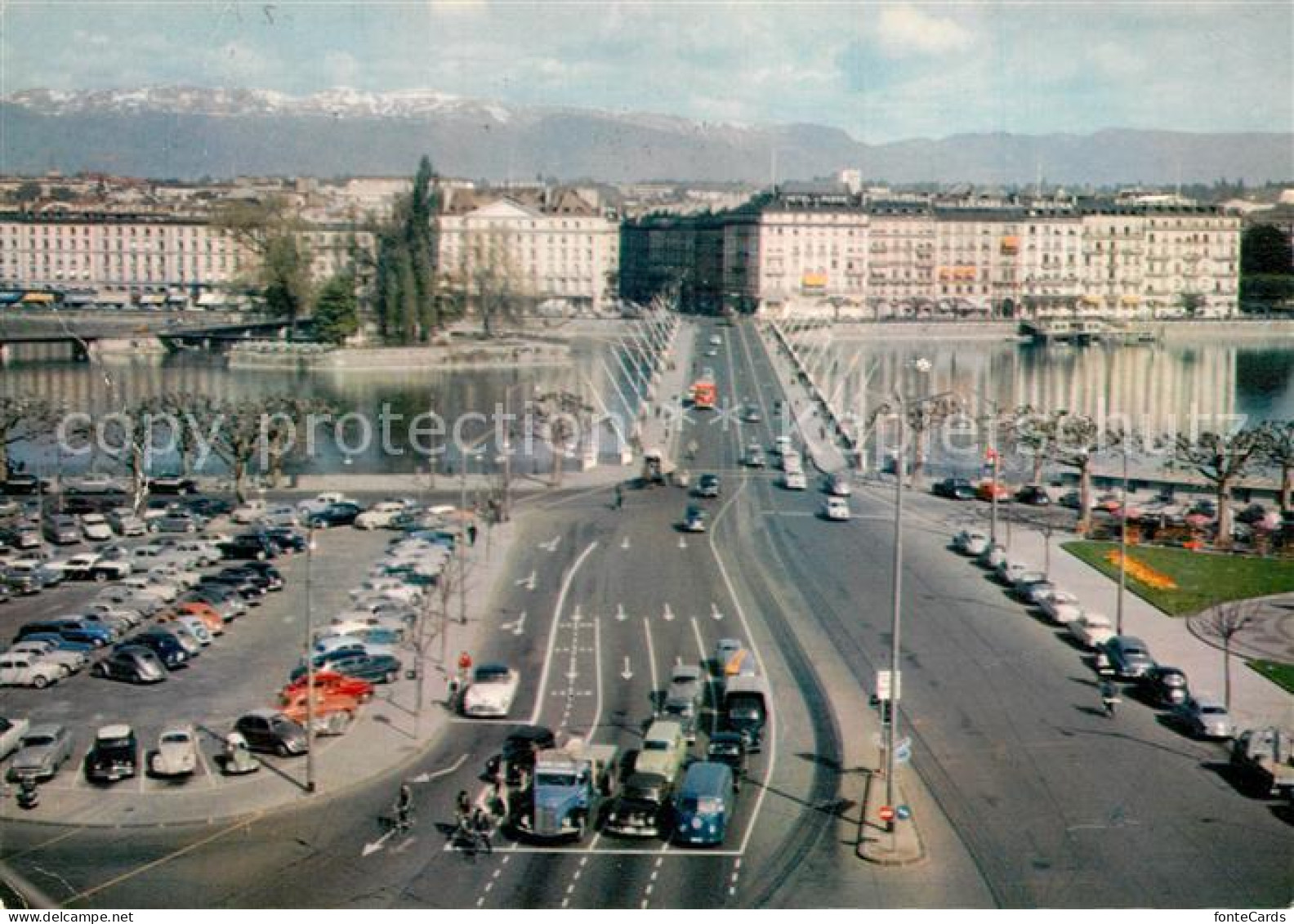 13297434 Geneve GE Pont Du Mont Blanc Ile Jean Jacques Rousseau Geneve GE - Sonstige & Ohne Zuordnung